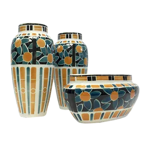Vases by Keller et Guerin for Keller et Guerin, 1930s, Set of 3
