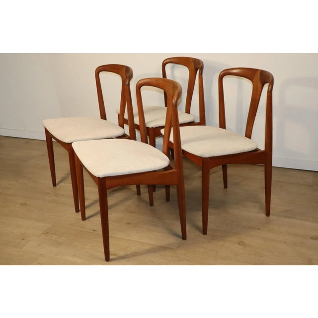 1960s Vintage Juliane Chairs by Johannes Andersen 1960s, Set of 4 For Sale - Image 5 of 18