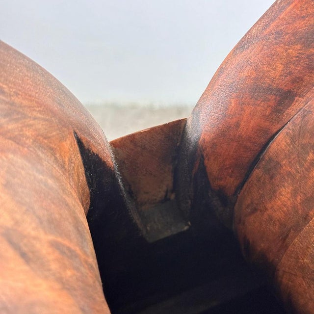 Phytomorphic Sculptural Wooden Vase, Italy, 1960s For Sale - Image 16 of 18