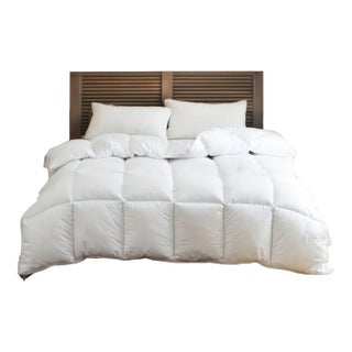 Hotel Luxe Winter Weight European Goose Down Duvet with Cotton Shell, Twin For Sale