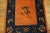 1920s Pairs Orange Field Orange Antique Chinese Peking Knotted Wool Small Rugs For Sale In New York - Image 6 of 14