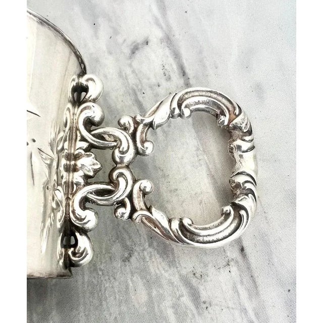 Victorian Style Retractable Razor Strap Enclosed in Silver For Sale - Image 4 of 12
