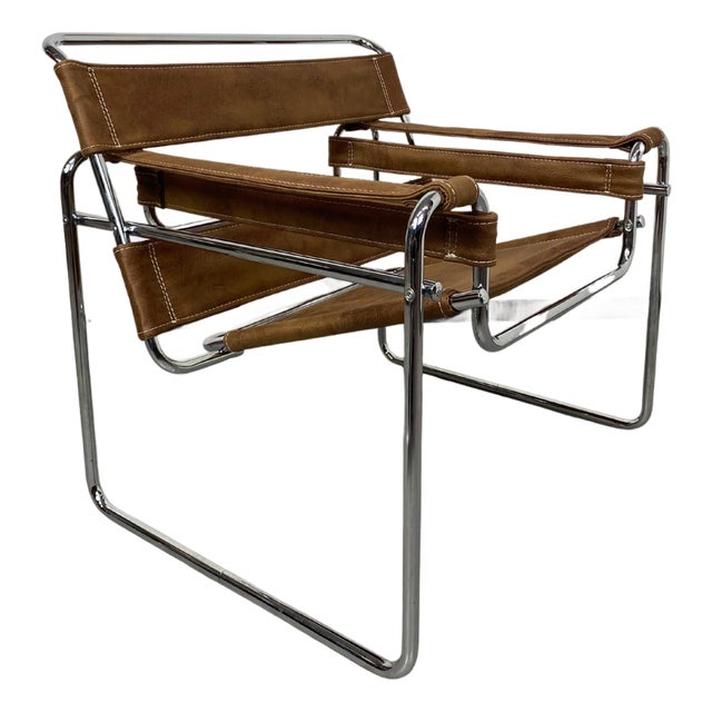 Wassily Chair attributed to Marcel Breuer, 1970s For Sale