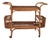 Large Italian Bamboo Bar Cart, 1960s For Sale