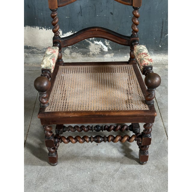 19th Century Louis XIII Style Armchair For Sale - Image 9 of 9