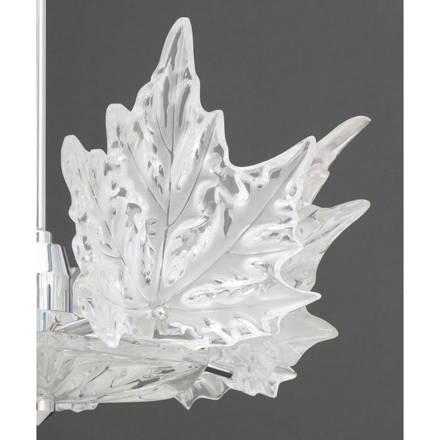 Transparent Lalique Champs-Elysees Chandelier For Sale - Image 8 of 16