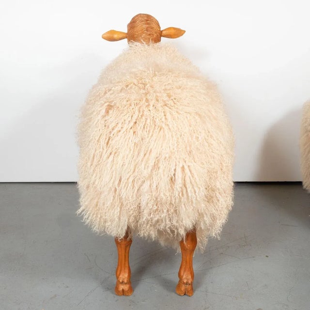Modern Large Sheep Sculpture by Carlos Villegas For Sale - Image 3 of 8