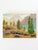 Traditional Impressionist Landscape Painting in Silver Leaf and Gilt Frame For Sale - Image 3 of 5