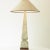 Clean heavy quality marble table floor lamp, 1970s. This lamp base brings refined elegance and rich visual appeal to any...