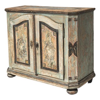 Baroque Hand-Painted Buffet, 1700s For Sale
