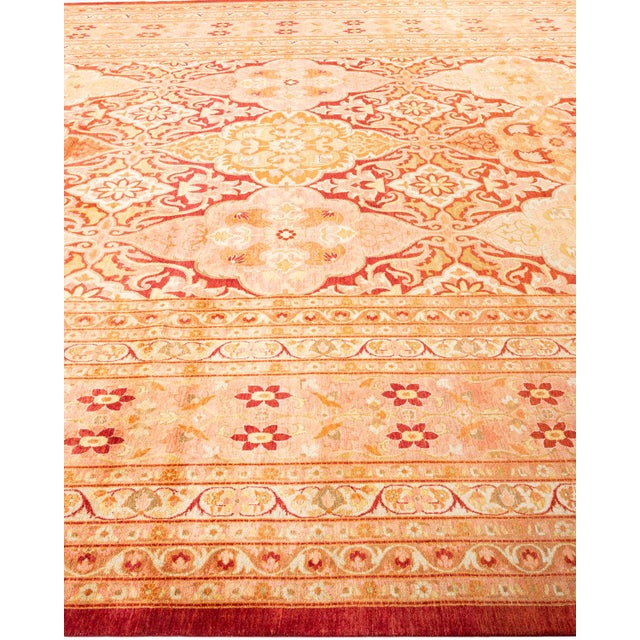 Solo Rugs Mogul Hand-Knotted Area Rug - Orange, 10' 1" x 14' 3" For Sale - Image 4 of 8