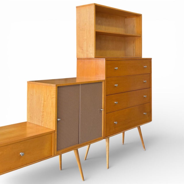 1950s Paul McCobb “Planner Group” Modular Wall Unit for Winchendon - 10 Pieces For Sale - Image 15 of 16