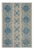 Laguna Indoor Outdoor Rug Cream & Blue 4'x6' For Sale