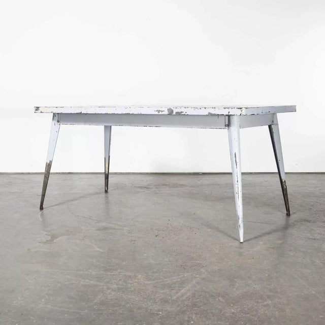 Vintage French T55 Tolix Rectangular Dining Table, 1960s For Sale - Image 13 of 17