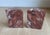 Vintage Italian Modern Brecciated Rosso Marble Bookends – Pair For Sale - Image 4 of 7