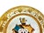 Pair of Chinese Export 1740 Hanbury Armorial Dinner Plates For Sale - Image 4 of 14