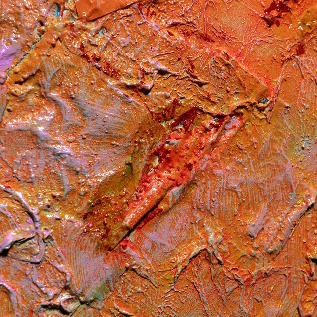 Early 21st Century Giuseppe Caiafa, Esplosione Solare (Solar Explosion), Mixed Media Painting on Canvas, 2025 For Sale - Image 5 of 10