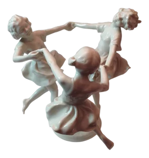 1920s Karl Tutter Lorenz Hutschenreuther Porcelain 'May Dance' Figurine