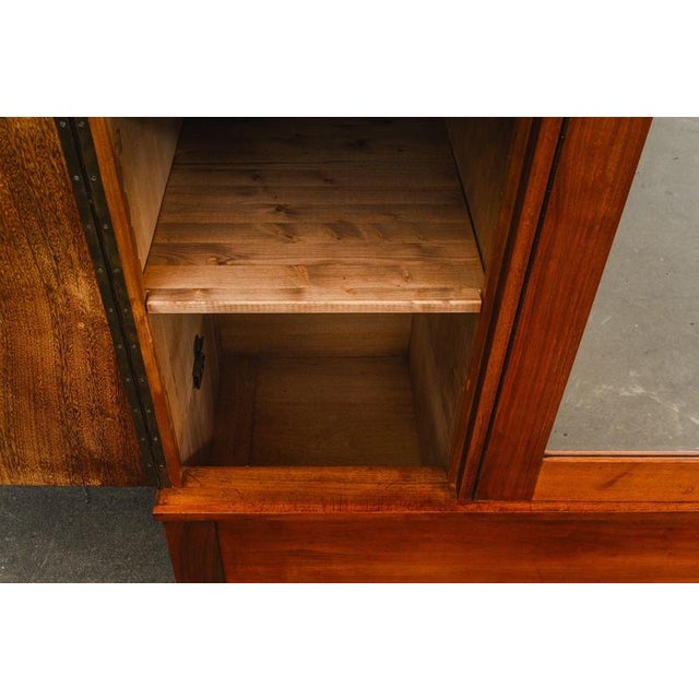 Art Nouveau Wardrobe in Walnut For Sale - Image 15 of 18