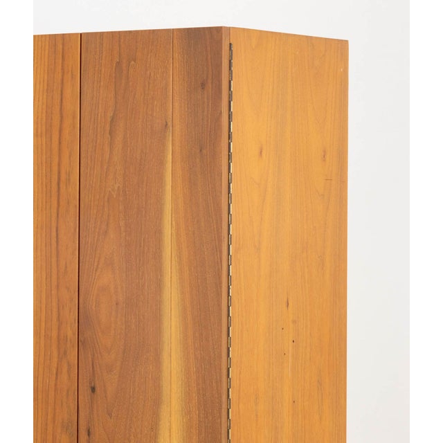 Dunbar Furniture Dunbar Furniture Corp. Walnut Two-Door Wardrobe For Sale - Image 4 of 8