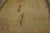 Vintage Mid Century Ivory Minimalist American Folk Art Hooked Hallway Runner Rug For Sale In New York - Image 6 of 10