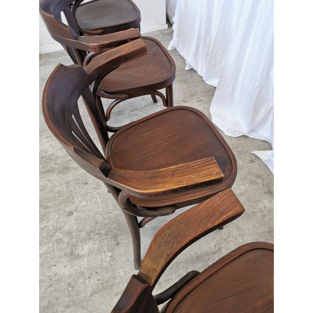 Mid-Century Bentwood Dining Chairs, 1970s, Set of 4 For Sale - Image 13 of 18