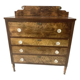 Faux Painted Chest of Drawers For Sale