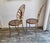 Gold Pair of 1960s Italian Gilt Metal Wheat Sheaf Chairs by S. Salvadori For Sale - Image 8 of 17