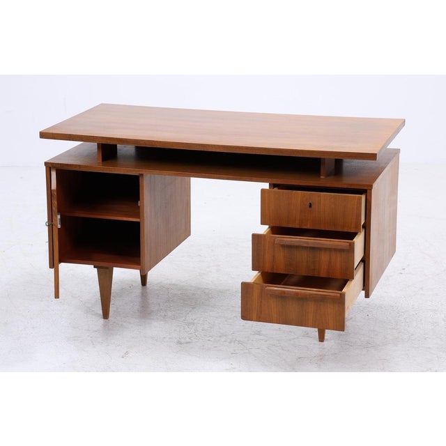 Mid-Century Wooden Desk, 1960s For Sale - Image 6 of 16