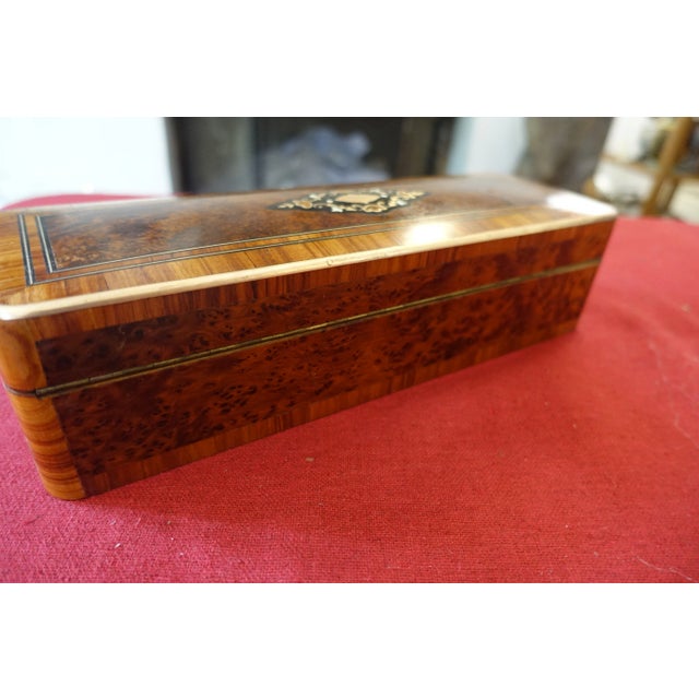 Boulle Marquetry Glove Box For Sale - Image 5 of 7