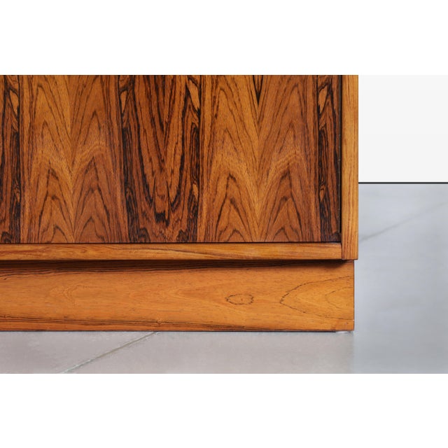 Scandinavian Modern Brazilian Rosewood Small Credenza For Sale In Los Angeles - Image 6 of 15