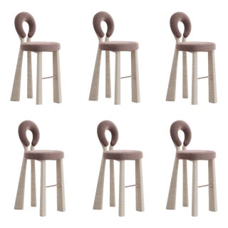 Mary Bar Chairs by Ottiu, Set of 6 For Sale