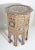 Pair of Large Antique Ottoman Moorish Abalone, Mother-of-Pearl and Bone Inlaid Pedestals, Circa 1880 For Sale - Image 9 of 13