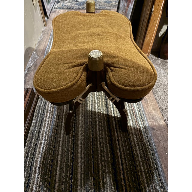 Egyptian Camel Saddle Stool 1950 For Sale - Image 10 of 12