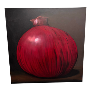 Pomegranate Contemporary Oil Painting by John Young