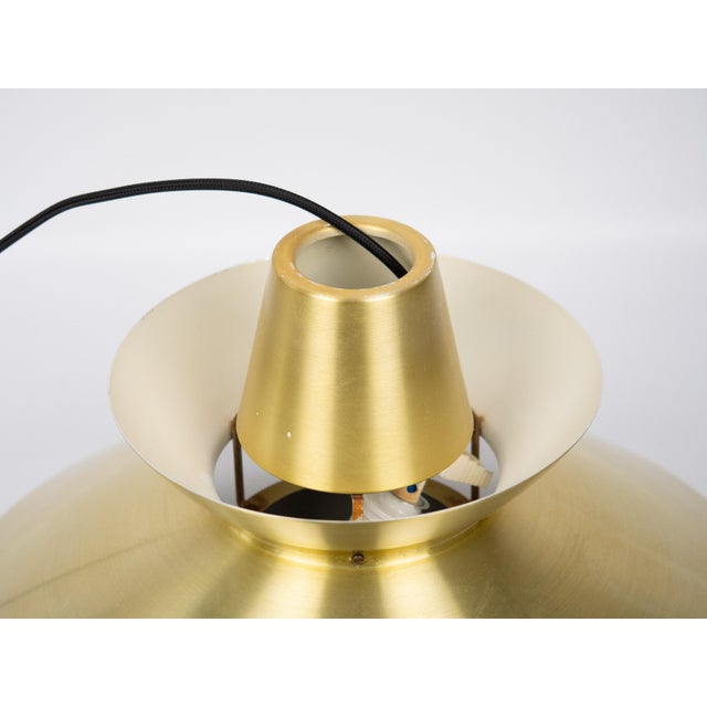 Vintage Danish Navy Pendant Lamp by Jorn Utzon for Nordisk Solar, 1947, 1940s For Sale - Image 6 of 16