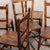 1940s English Ash and Elm Childrens Chapel Chairs, 1940s, Set of 5 For Sale - Image 5 of 8