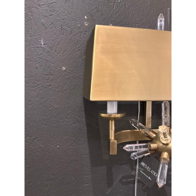 Revelation Star Quartz Sconces - Pair. For Sale In Atlanta - Image 6 of 8