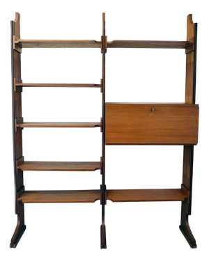 Teak Bookcase attributed to La Permanente Mobili Cantù, 1960s