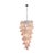Contemporary Murano Blush Pink Glass Chandelier with Hand-Blown Petals from Justfurnituress SRL For Sale - Image 3 of 18
