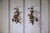 Gold Vintage Floral Wall Sconces in Gilt Steel, 1960s, Set of 2 For Sale - Image 8 of 8