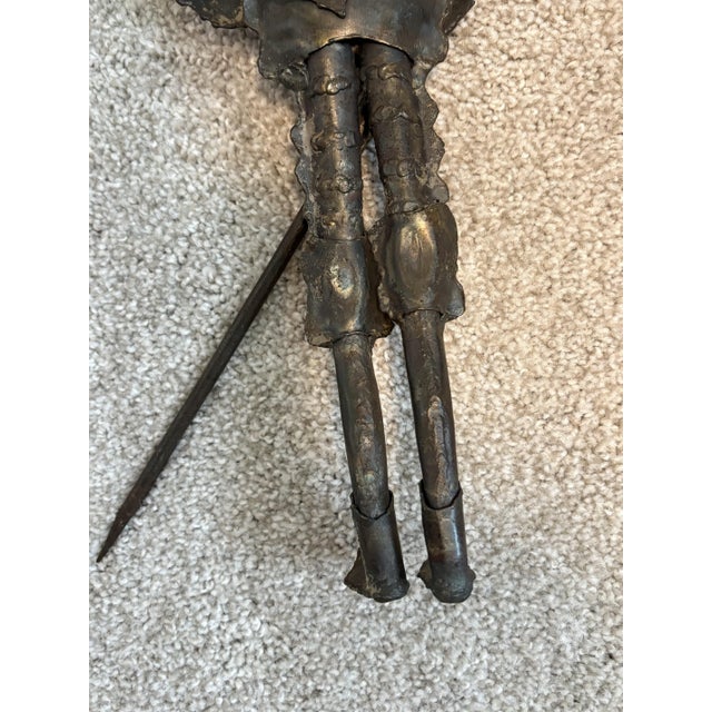 Coffee Don Quixote Metal Sculpture For Sale - Image 8 of 8