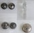 1870s Bancroft, Redfield & Rice Silverplate Cruet Castor Set 6 Etched Bottles For Sale - Image 9 of 12