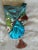 Vintage Ribbon Embroidered Satin Tissue Box Cover For Sale - Image 9 of 12
