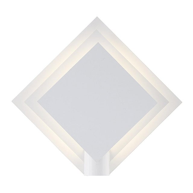 Postmodern Square Metal Wall Lamp from Lumiance, 1980s For Sale - Image 16 of 16
