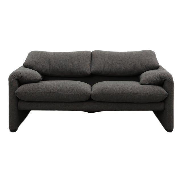 Two-Seat Sofa by Vico Magistretti for Cassina, Italy, 1990s For Sale