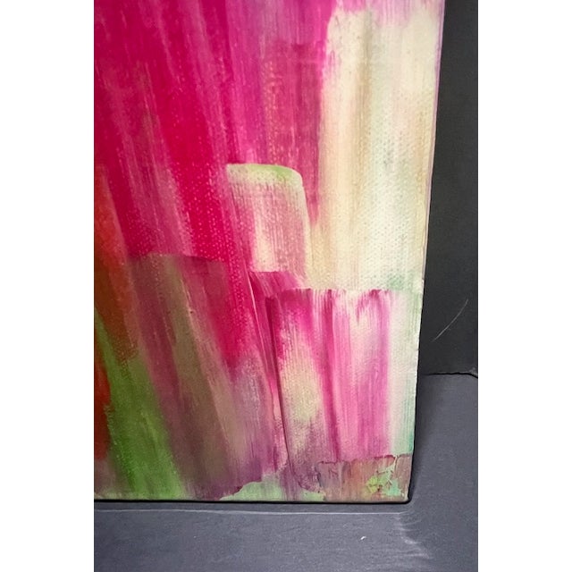 Robert Cornman Original Colorful Abstract Painting, Untitled For Sale - Image 4 of 13