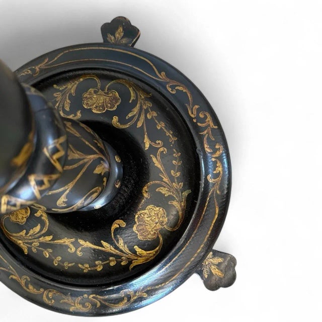 Late 19thCentury English Painted Tilt-Top Table For Sale - Image 10 of 11