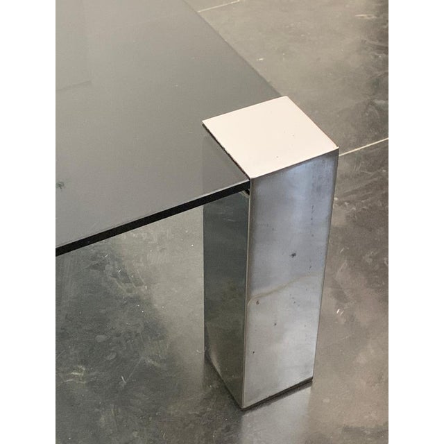 Steel & Crystal Coffee Table from Cidue, 1970s For Sale - Image 16 of 18