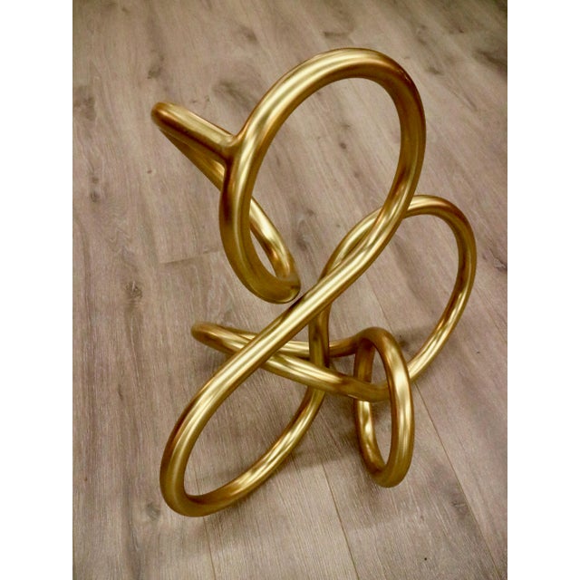 Brass Knot Sculpture Chairish